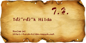 Török Hilda névjegykártya